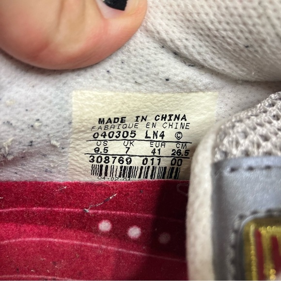 Nike shox Allegria sneakers white gray pink women’s size 9.5 activewear athletic - Picture 7 of 10